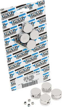 DRAG SPECIALTIES Head Bolt Covers - Chrome - S&S Engines MK538