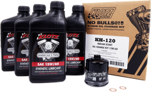 Indian Scout 4qt Synthetic Oil Change Kit