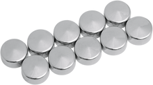DRAG SPECIALTIES Bolt Covers - Hex - Deep - 9/16" - Chrome - 10 Pack 352057