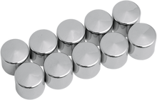 DRAG SPECIALTIES Bolt Covers - Hex - Deep - 9/16" - Chrome - 10 Pack 352059