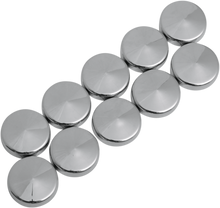 DRAG SPECIALTIES Bolt Covers - Torx - 1/4" - Chrome - 10 Pack 352045