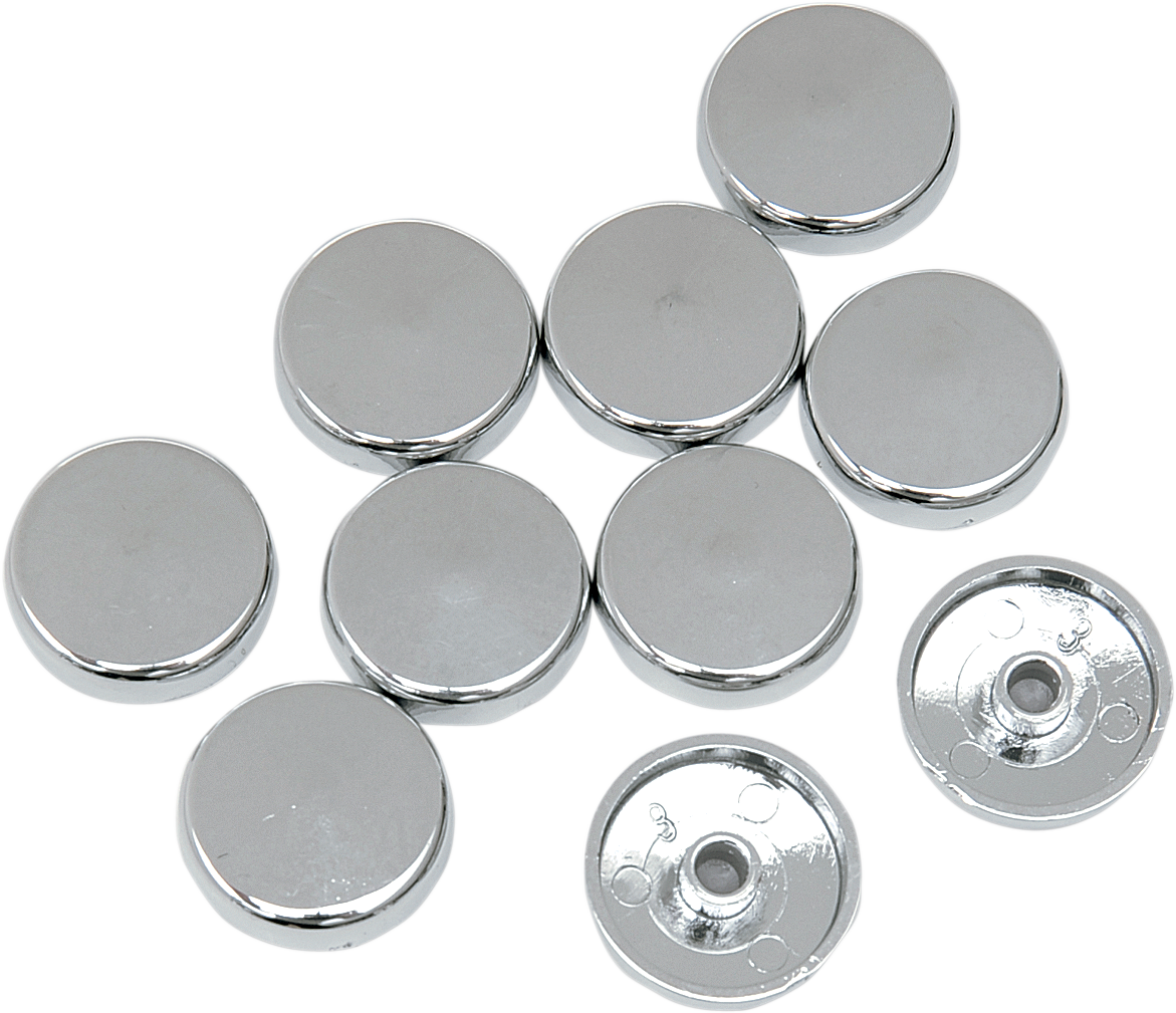 DRAG SPECIALTIES Bolt Covers - Torx - 5/16" - Chrome - 10 Pack 352054