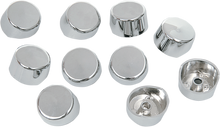 DRAG SPECIALTIES Bolt Covers - Hex - Side Cut - 5/16" - Chrome - 10 Pack 352047