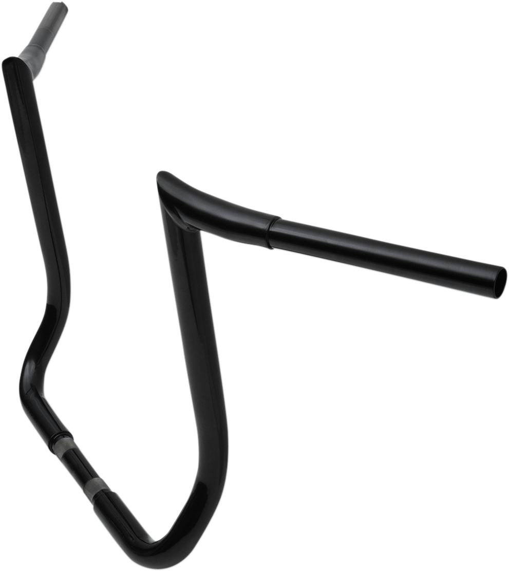 LA CHOPPERS 1-1/4" Prime Ape Bagger Handlebar - 16" - Black LA-7352-16B