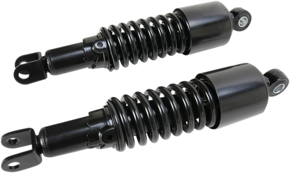 EMGO Custom Shorty Shocks with Shroud - Black Body/Black Spring Finish - Clevis Lowering 17-05694B