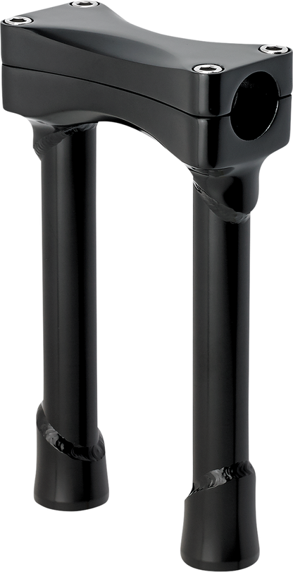 BILTWELL Murdock O/S Risers - 8" - Black 6413-201-08