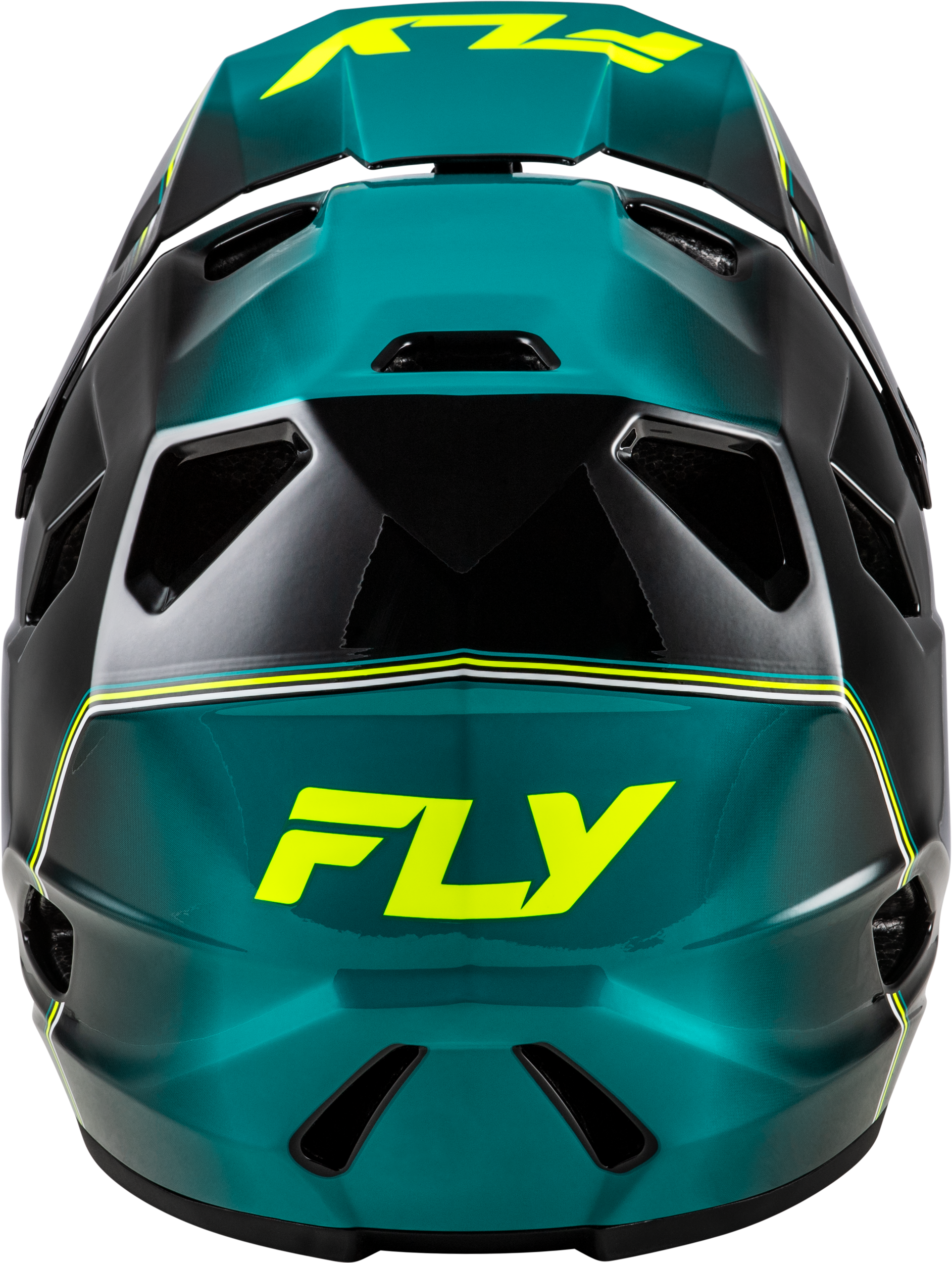 Rayce Repeat Bicycle Helmet Black/Teal/Hi Vis Lg