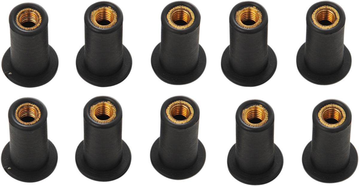 DRAG SPECIALTIES Nuts - Well - #10-32 - 10-Pack 62308