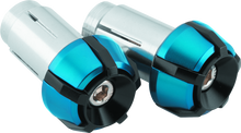 BikeMaster Anti-Vibration Bar Ends - Black/Blue