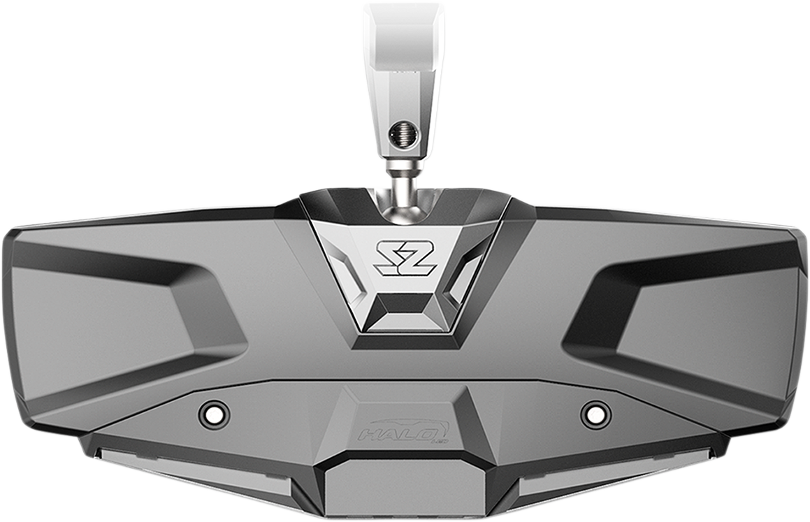 SEIZMIK Mirror - Halo R - Rear View w/LED Cabin Light - Rectangle - Silver w/Silver Bezel - 1.75" ROPS 56-18019