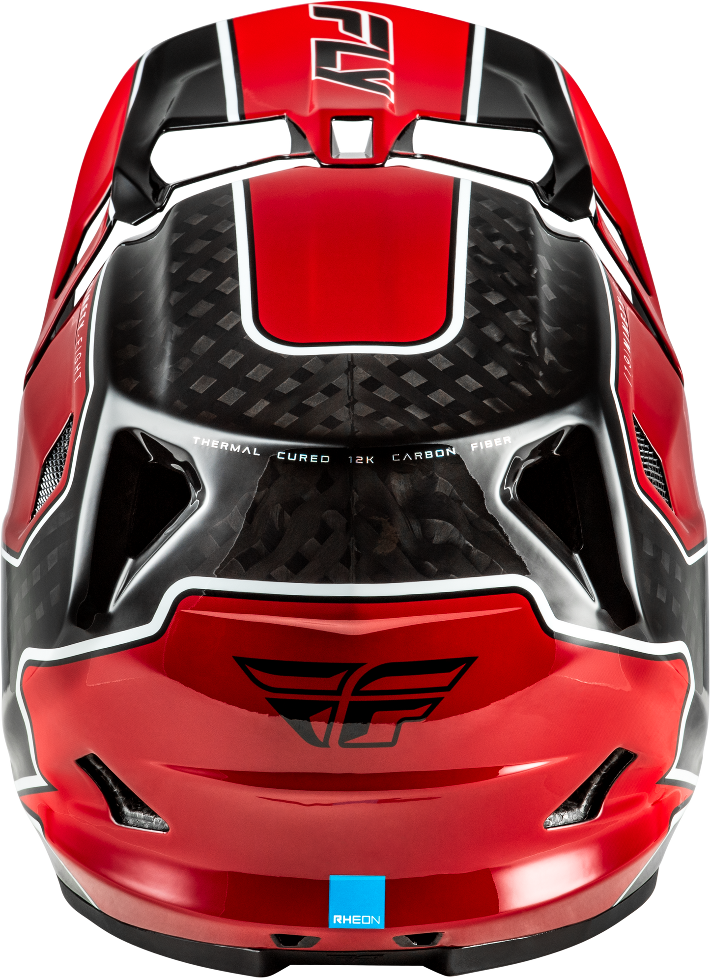 Werx R Flow Carbon Helmet Black Carbon/Red Lg