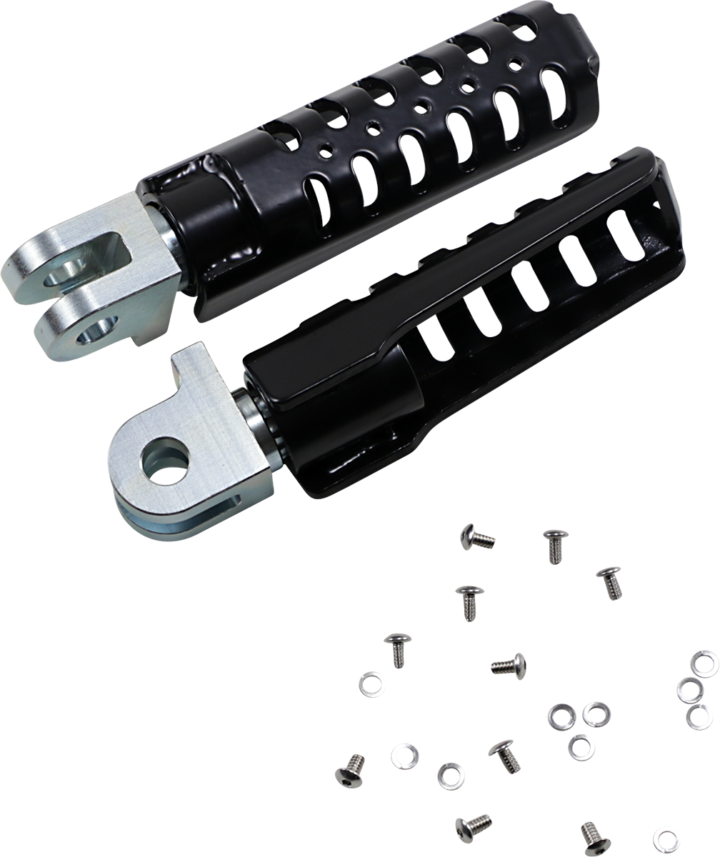 BURLY BRAND Razorback Rider Foot Pegs - Black B13-1013B