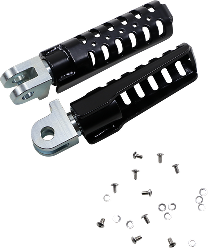BURLY BRAND Razorback Rider Foot Pegs - Black B13-1013B