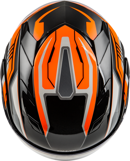 Md 01s Transistor Snow Helmet Orange/Black Md