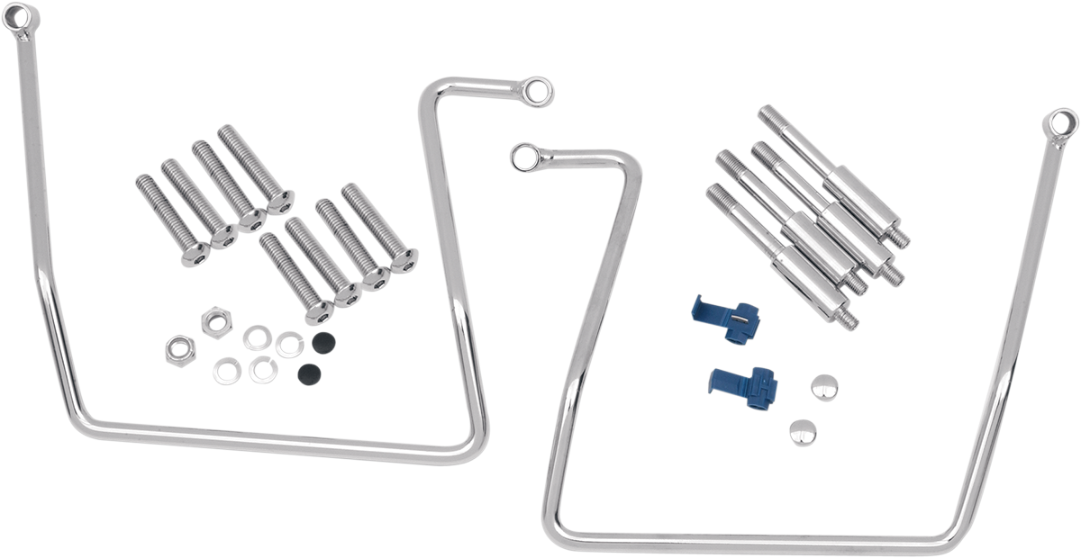 DRAG SPECIALTIES Saddlebag Support - Chrome - FXD '91-'17 77-0044CKNU