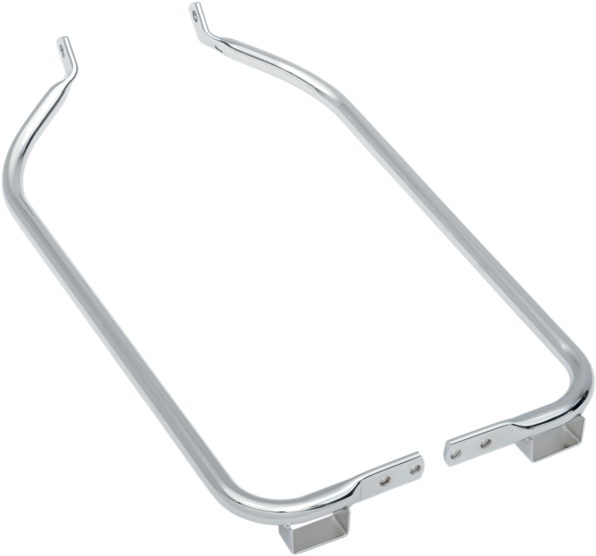 DRAG SPECIALTIES Saddlebag Support Brackets - Chrome - FL '04-'08 S77-0134