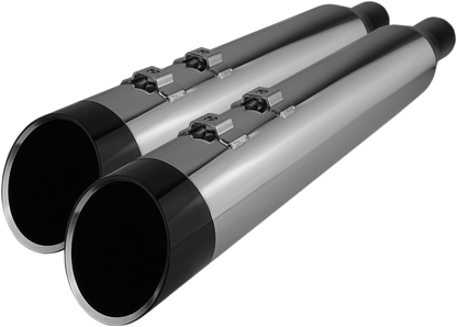 KHROME WERKS 4-1/2" HP-Plus® Slip-On Mufflers - Chrome with Edge - Touring 202765