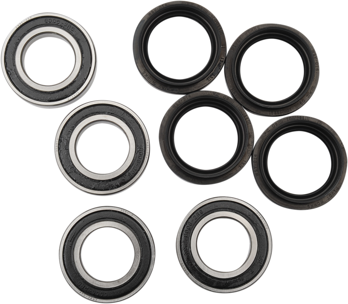 PIVOT WORKS Wheel Bearing Kit - Rear - '02 Grizzly 660 PWRWK-Y26-600