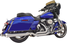 BASSANI XHAUST True Dual Exhaust - Stainless Steel - M8 1F66SS