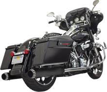 BASSANI XHAUST 4" QNT Mufflers - Black 1F7QNT5B