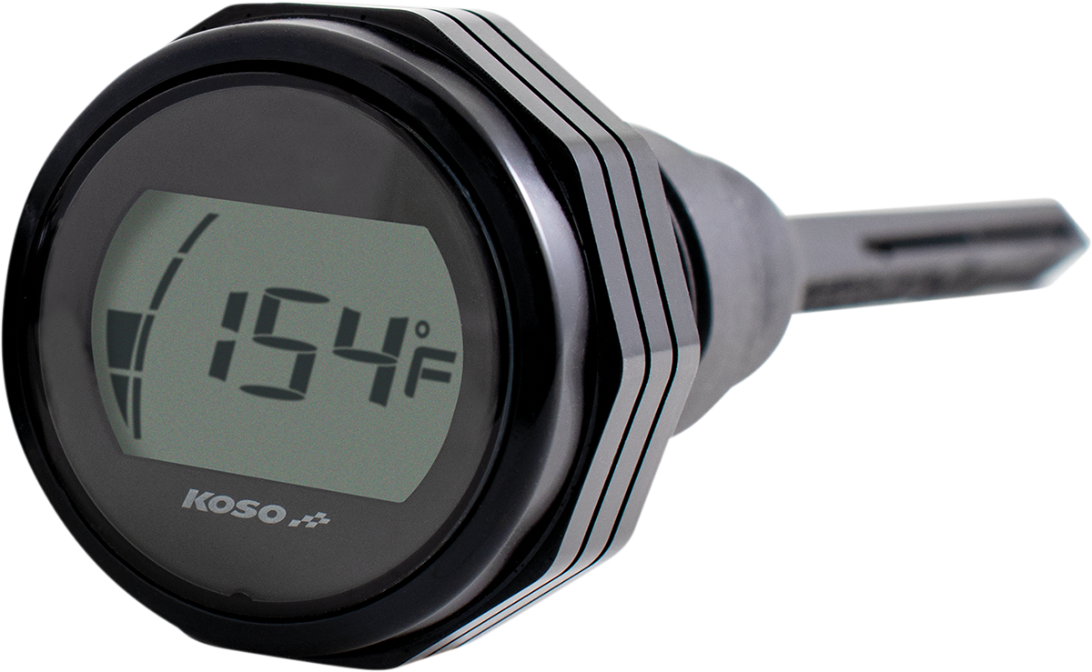 KOSO NORTH AMERICA Oil Dipstick Gauge - Black - Touring/Trike '17-'25 BA053101