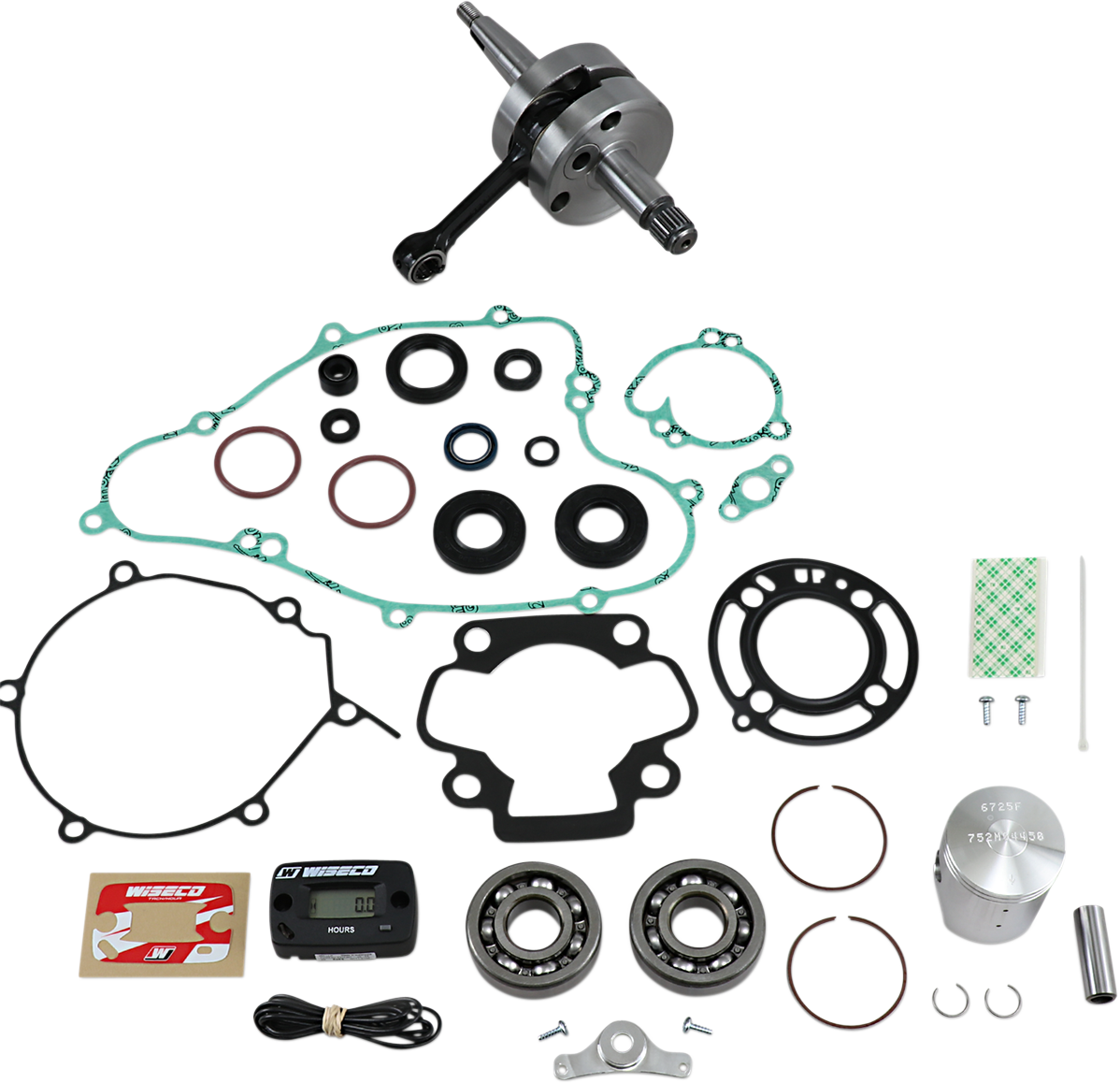 WISECO Engine Rebuild Kit - 44.50 mm - Kawasaki KX65 | Suzuki RM65 PWR117-100