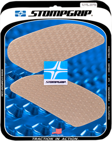 STOMPGRIP Tank Grips - Icon - Rally - Clear - Universal 50-14-0006C