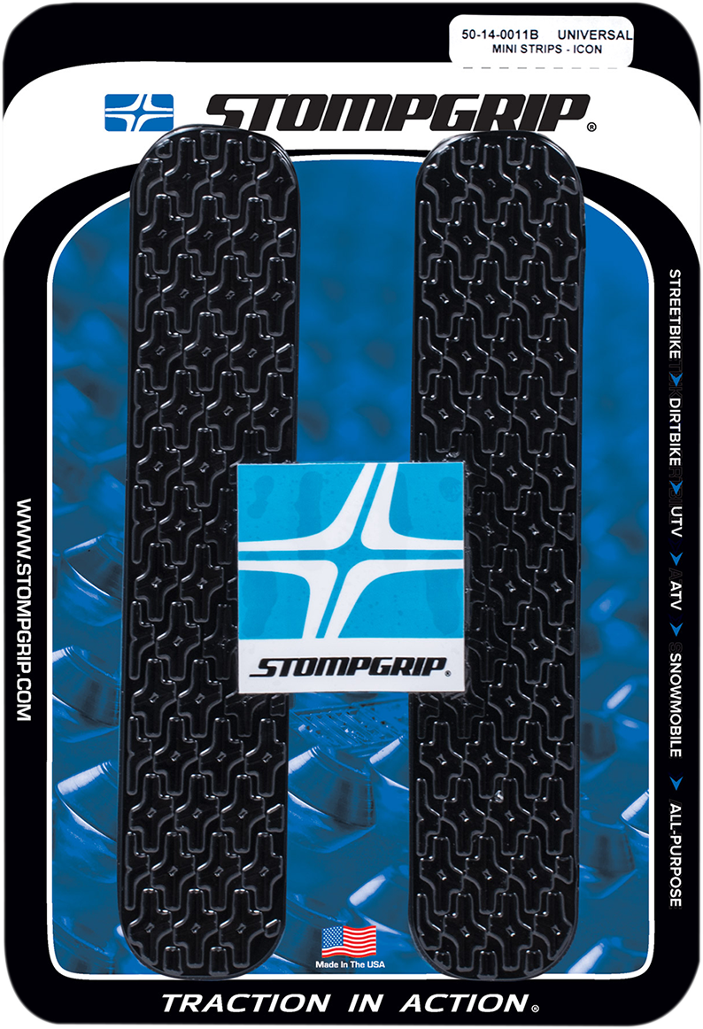 STOMPGRIP Grip Tape - Mini Strips - Icon - Black 33-14-0003B