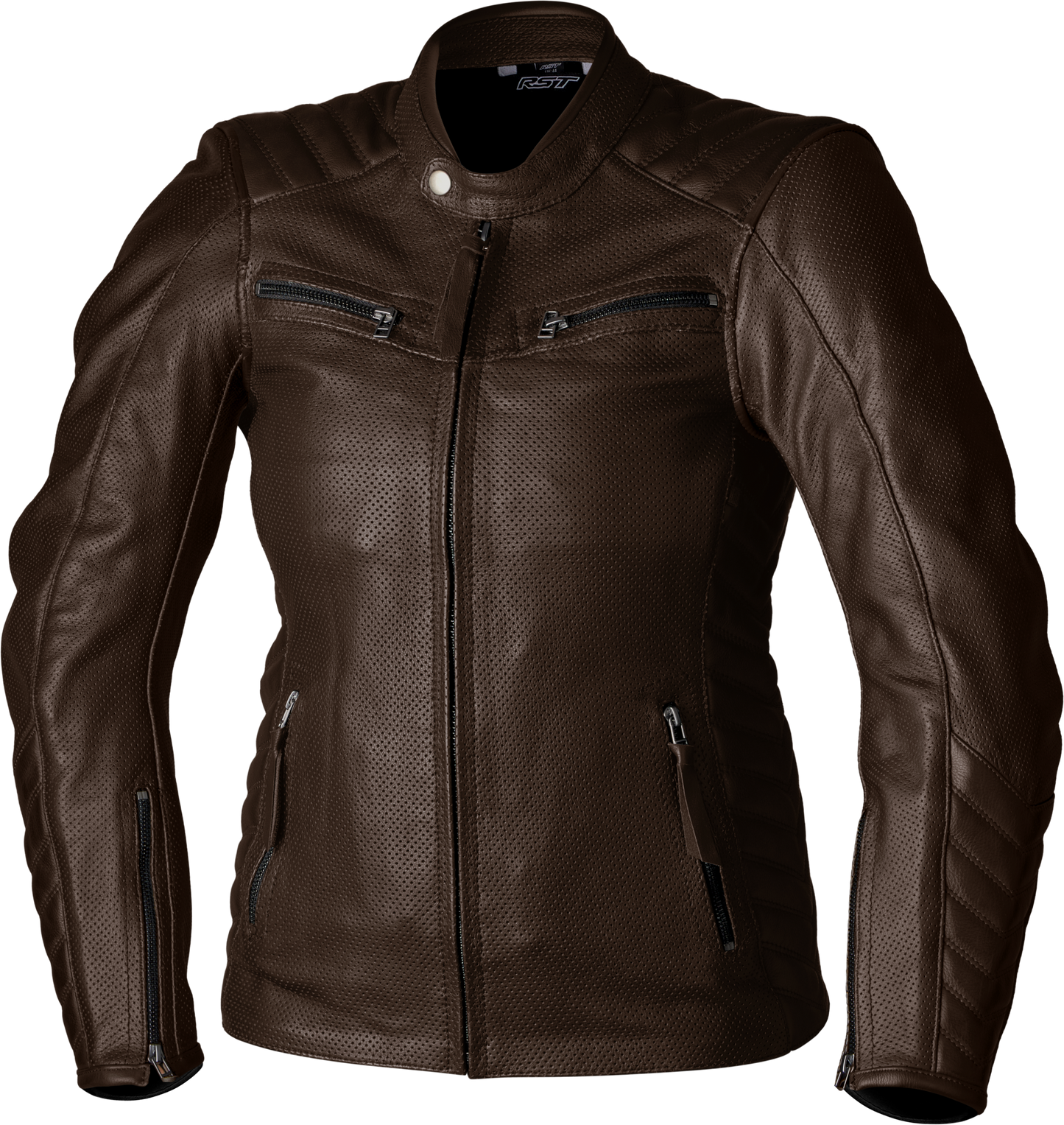 Ladies Roadster Air Ce Jacket Brown Leather Md