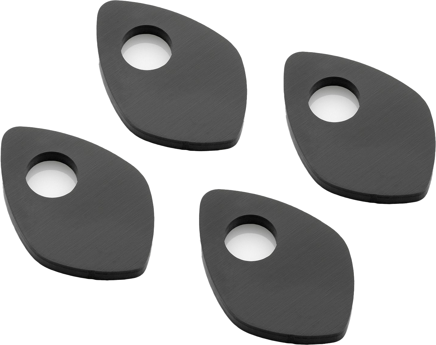 Turn Signal Mounting Kit 4 Pcs Black