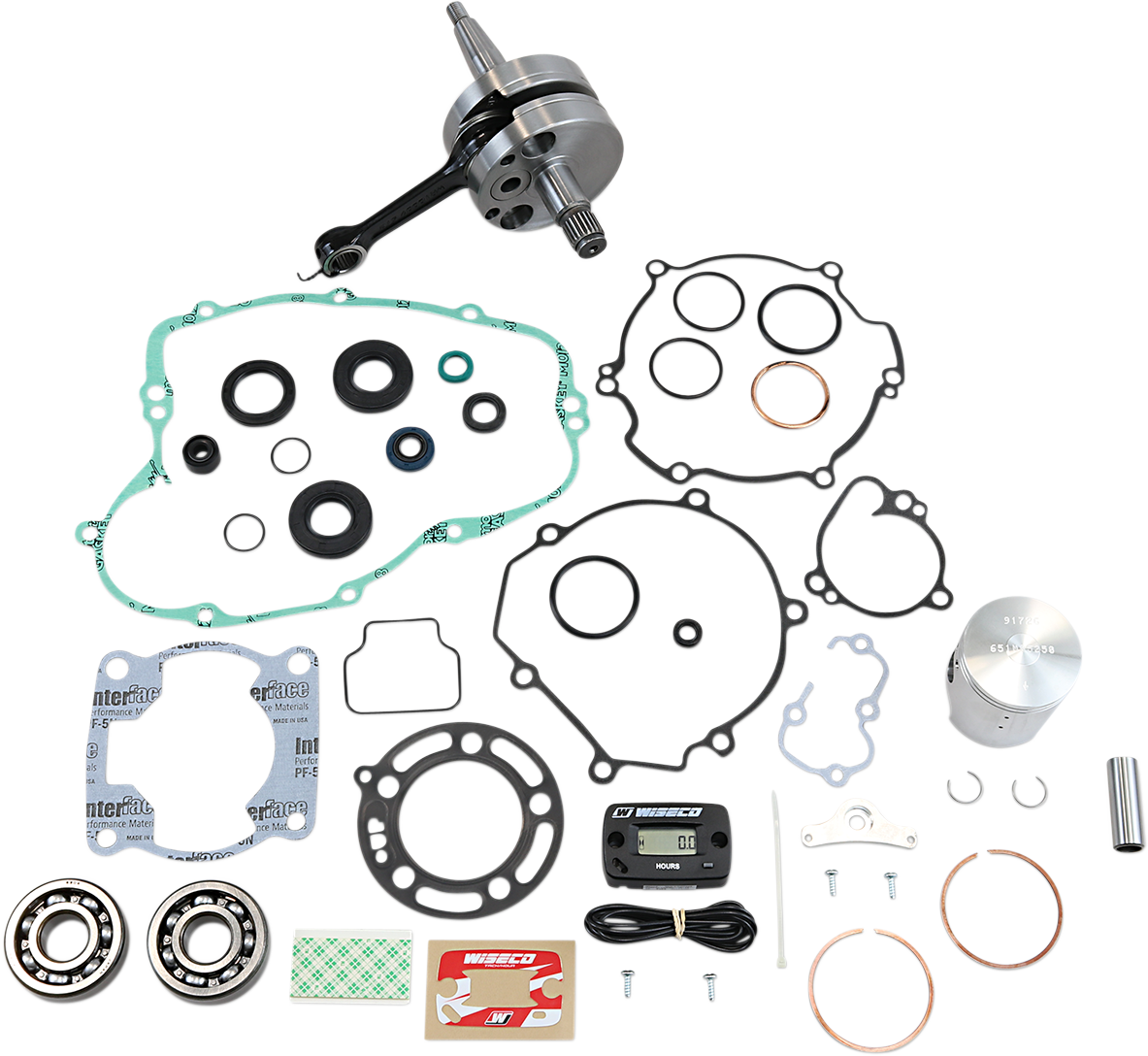 WISECO Engine Rebuild Kit - 52.50 mm - Kawasaki KX100 | Suzuki RM100 PWR119-102
