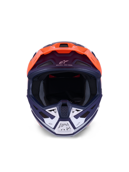 Sm7 Core Helmet Orng/Blue Matt Md