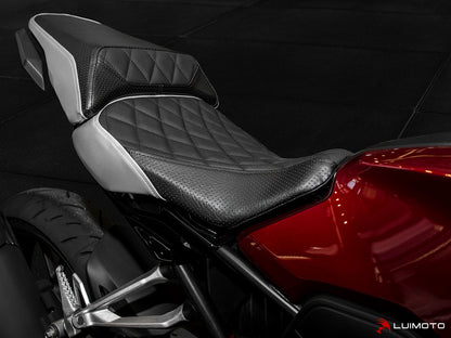 LUIMOTO Diamond Edition Motorcycle Rider Seat Cover for Honda CB300R (2018+)