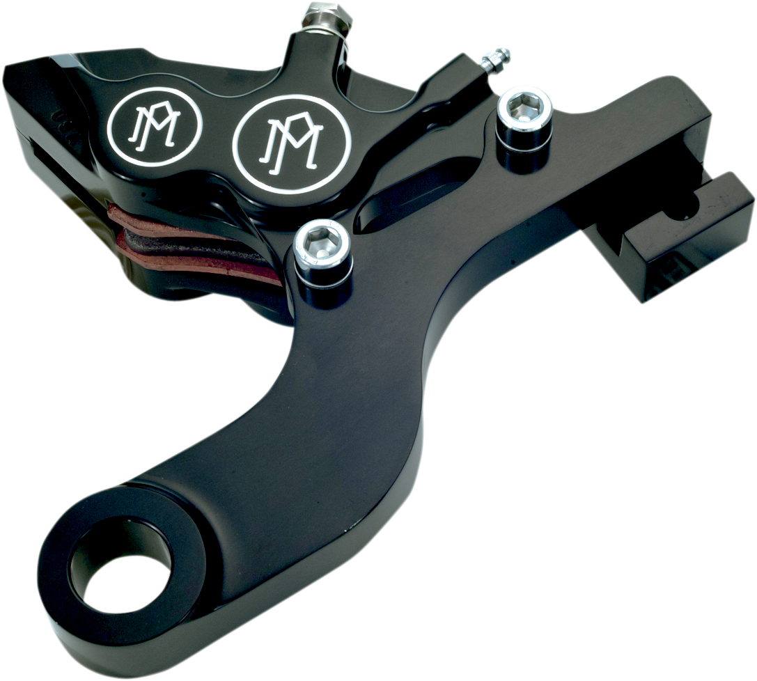 PERFORMANCE MACHINE (PM) 4-Piston Caliper - Rear - Contrast Cut™ - 08-16 FL 1257-0081-A-BM