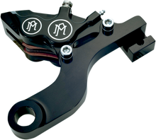 PERFORMANCE MACHINE (PM) 4-Piston Caliper - Rear - Contrast Cut™ - 08-16 FL 1257-0081-A-BM
