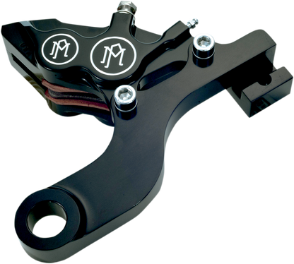PERFORMANCE MACHINE (PM) 4-Piston Caliper - Rear - Contrast Cut™ - 08-16 FL 1257-0081-A-BM