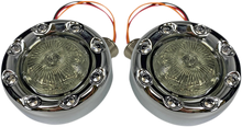 CUSTOM DYNAMICS Bullet Turn Signal 1157 - Chrome - Red Lens PB-BR-RR-57-CR