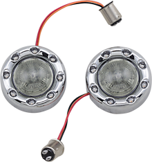 CUSTOM DYNAMICS Bullet Turn Signal 1157 - Chrome - Smoke Lens PB-BR-RR-57-CS