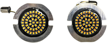 CUSTOM DYNAMICS Amber/White LED Turn Signal Inserts GEN-4-AW-1157T