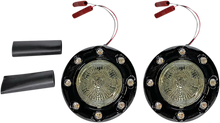 CUSTOM DYNAMICS ProBEAM® Bullet Ringz™ LED Turn Signals - Black/Smoke PB-BR-RR-IND-BS