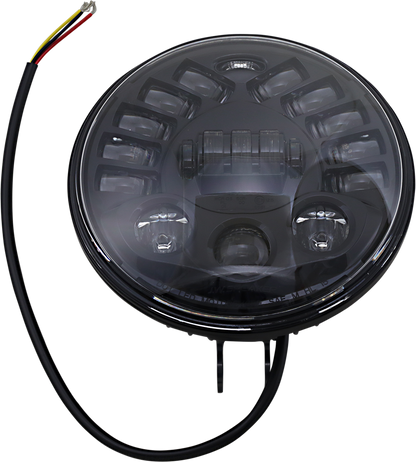 CUSTOM DYNAMICS Adaptive Headlight - Pedestal Mount - Black PB-7PA-B