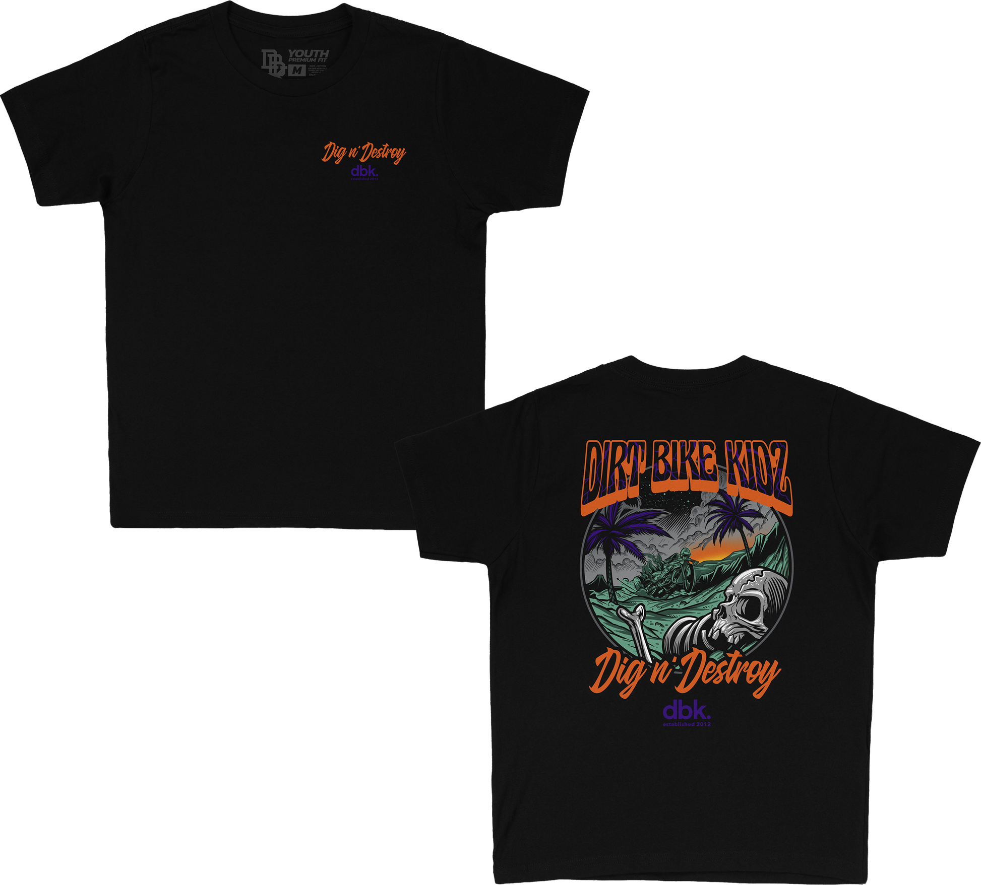 Boneyard Youth Tee Black Yx