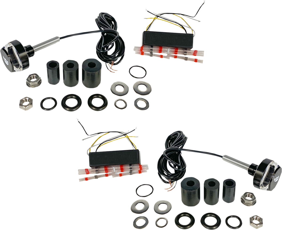 CUSTOM DYNAMICS Handlebar End Lights - Universal CD-BAR-END-AW-B