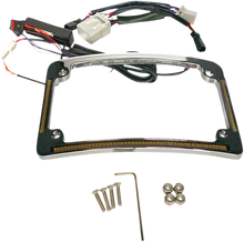 CUSTOM DYNAMICS Radius License Plate Frame - Chrome TF05-HD-C
