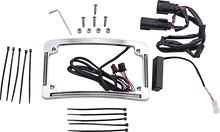 CUSTOM DYNAMICS Radius License Plate Frame - Chrome TF05-BCM4-C