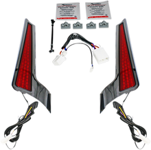 CUSTOM DYNAMICS Fascia LED Light Panels - Chrome/Red CD-FASCIA-HD-RC