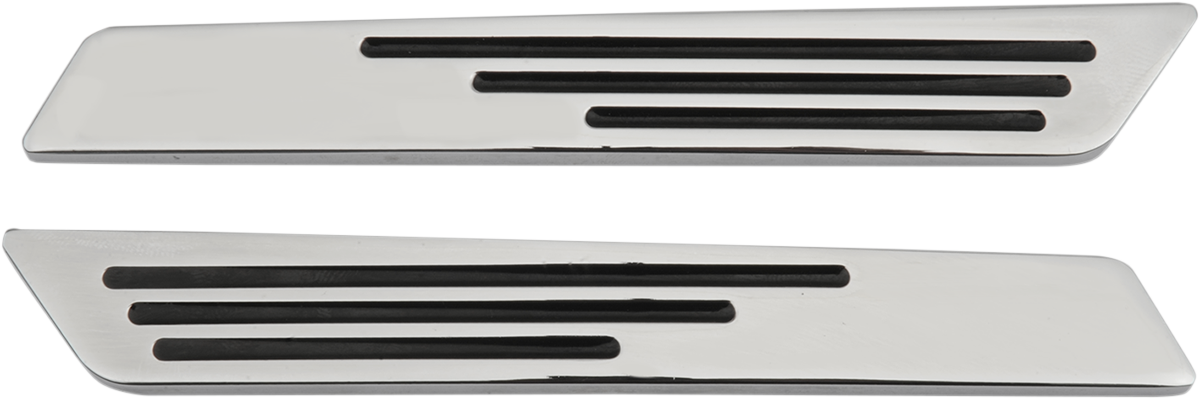 DRAG SPECIALTIES Saddlebag Hinge Inserts - Chrome - FL '14-'25 3501-0962