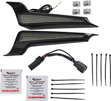 CUSTOM DYNAMICS Fascia LED Light Panels - Black/Smoke CD-FASCIA-BCMSB