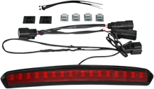 CUSTOM DYNAMICS Tour Pack Lid Light - Black/Red CD-TP-LID-BR