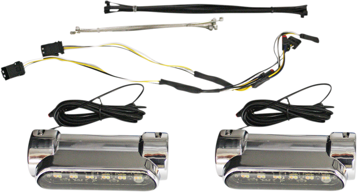 CUSTOM DYNAMICS Engine Guard Light - Chrome - FLH CD-CB-AW-BCM-C